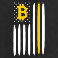 Bitcoin USA Flag Cool Comfort Performance Bucket Hat