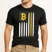 Bitcoin USA Flag Performance Shirt