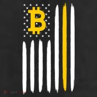 Bitcoin USA Flag 11oz C Handle Ceramic Mug