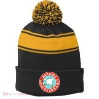 Become Ungovernable Funny Goose Stripe Pom Pom Beanie