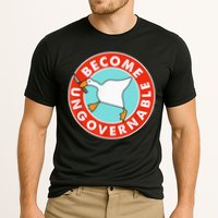 Become Ungovernable Funny Goose Cooling Performance Crew T-Shirt