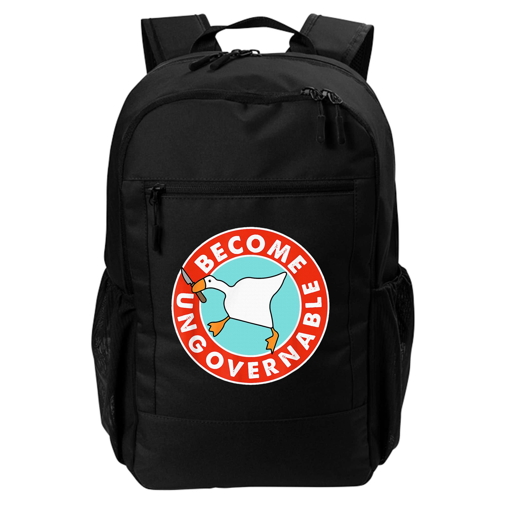Become Ungovernable Funny Goose Backpack
