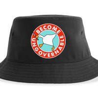 Become Ungovernable Funny Goose Sustainable Bucket Hat