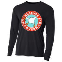 Become Ungovernable Funny Goose Cooling Performance Long Sleeve Crew