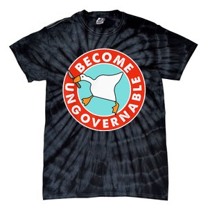 Become Ungovernable Funny Goose Tie-Dye T-Shirt