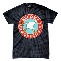 Become Ungovernable Funny Goose Tie-Dye T-Shirt