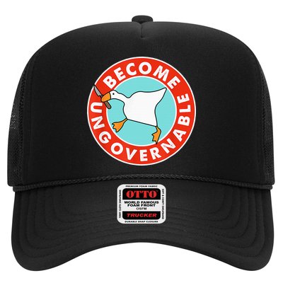 Become Ungovernable Funny Goose Trucker Hat