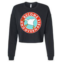 Become Ungovernable Funny Goose Cropped Pullover Crew