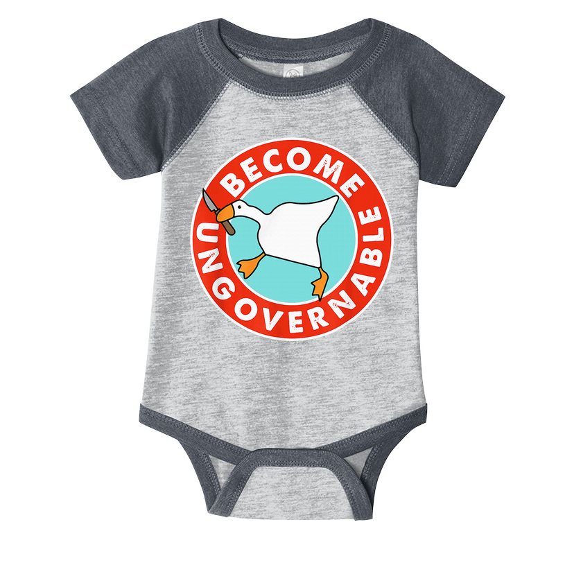 Become Ungovernable Funny Goose Infant Baby Jersey Bodysuit