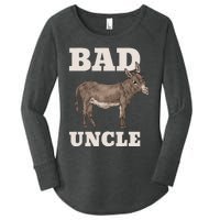 BADASS Uncle Funny Pun Cool Women's Perfect Tri Tunic Long Sleeve Shirt