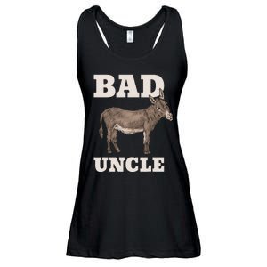 BADASS Uncle Funny Pun Cool Ladies Essential Flowy Tank