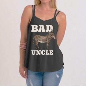 BADASS Uncle Funny Pun Cool Women's Strappy Tank