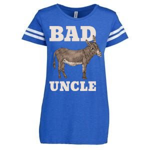 BADASS Uncle Funny Pun Cool Enza Ladies Jersey Football T-Shirt