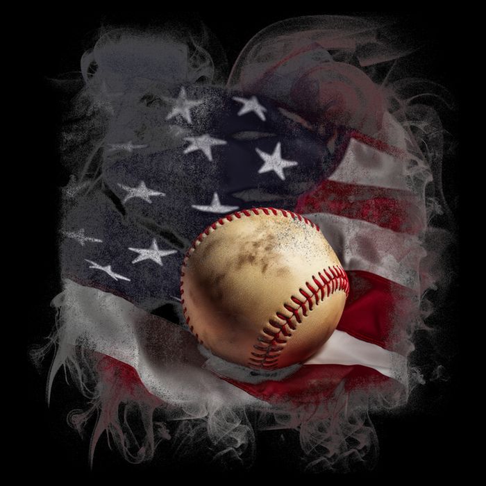 Baseball Usa Flag Impact Tech Backpack