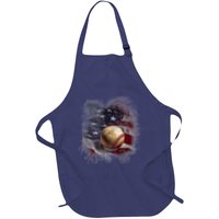 Baseball Usa Flag Apron