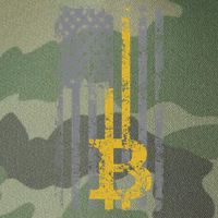 Bitcoin USA Flag Distressed Digital Currency Lover Legacy Tie Dye Trucker Hat