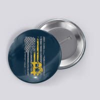 Bitcoin USA Flag Distressed Digital Currency Lover Button