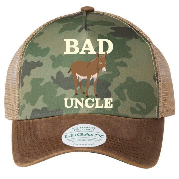 Bad Uncle Funny Uncle Donkey Uncles Gift Legacy Tie Dye Trucker Hat
