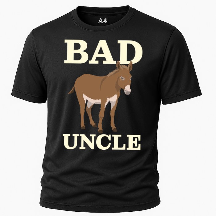Bad Uncle Funny Uncle Donkey Uncles Gift Cooling Performance Crew T-Shirt