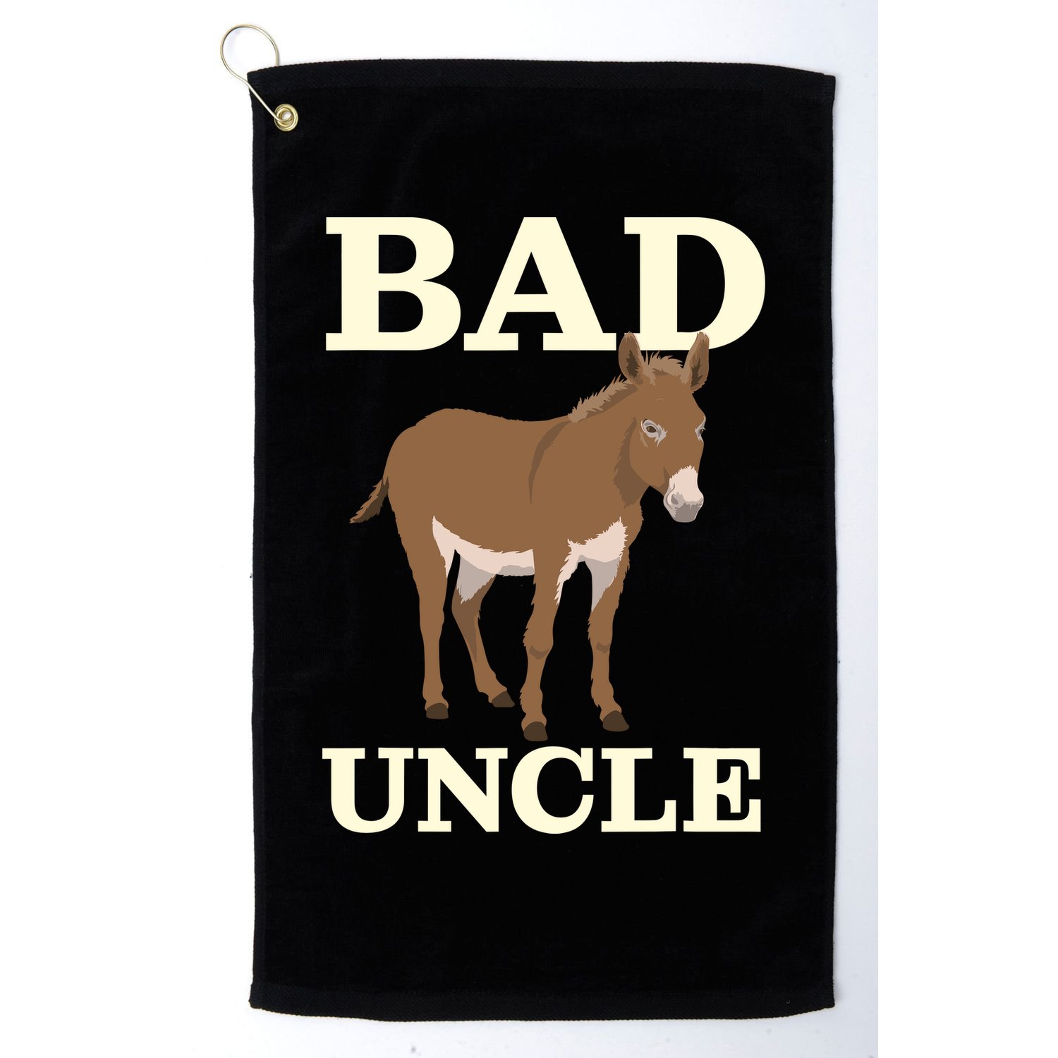 Bad Uncle Funny Uncle Donkey Uncles Gift Golf Towel
