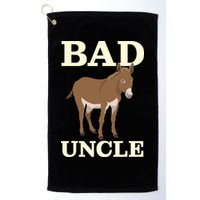 Bad Uncle Funny Uncle Donkey Uncles Gift Golf Towel