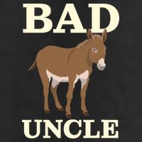 Bad Uncle Funny Uncle Donkey Uncles Gift Golf Towel