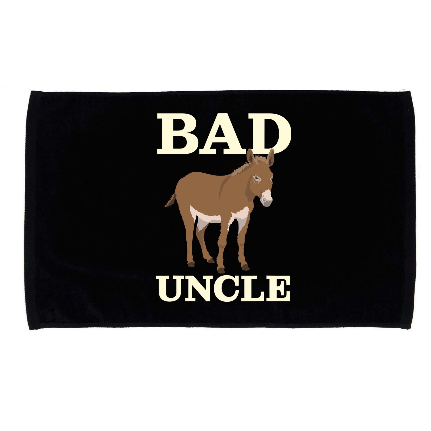 Bad Uncle Funny Uncle Donkey Uncles Gift Microfiber Hand Towel