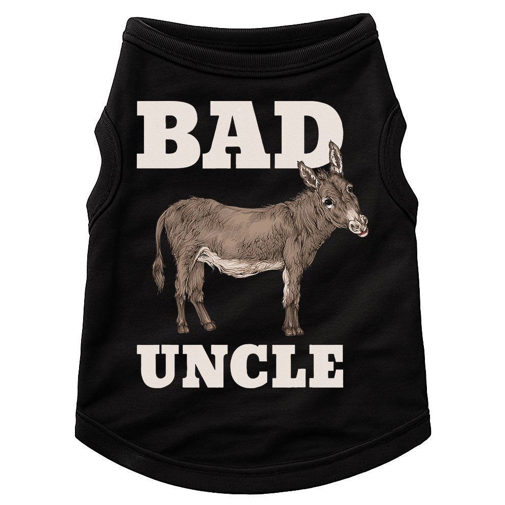 BADASS Uncle Funny Pun Cool Doggie Tank