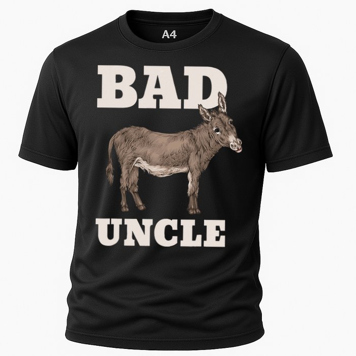 BADASS Uncle Funny Pun Cool Cooling Performance Crew T-Shirt