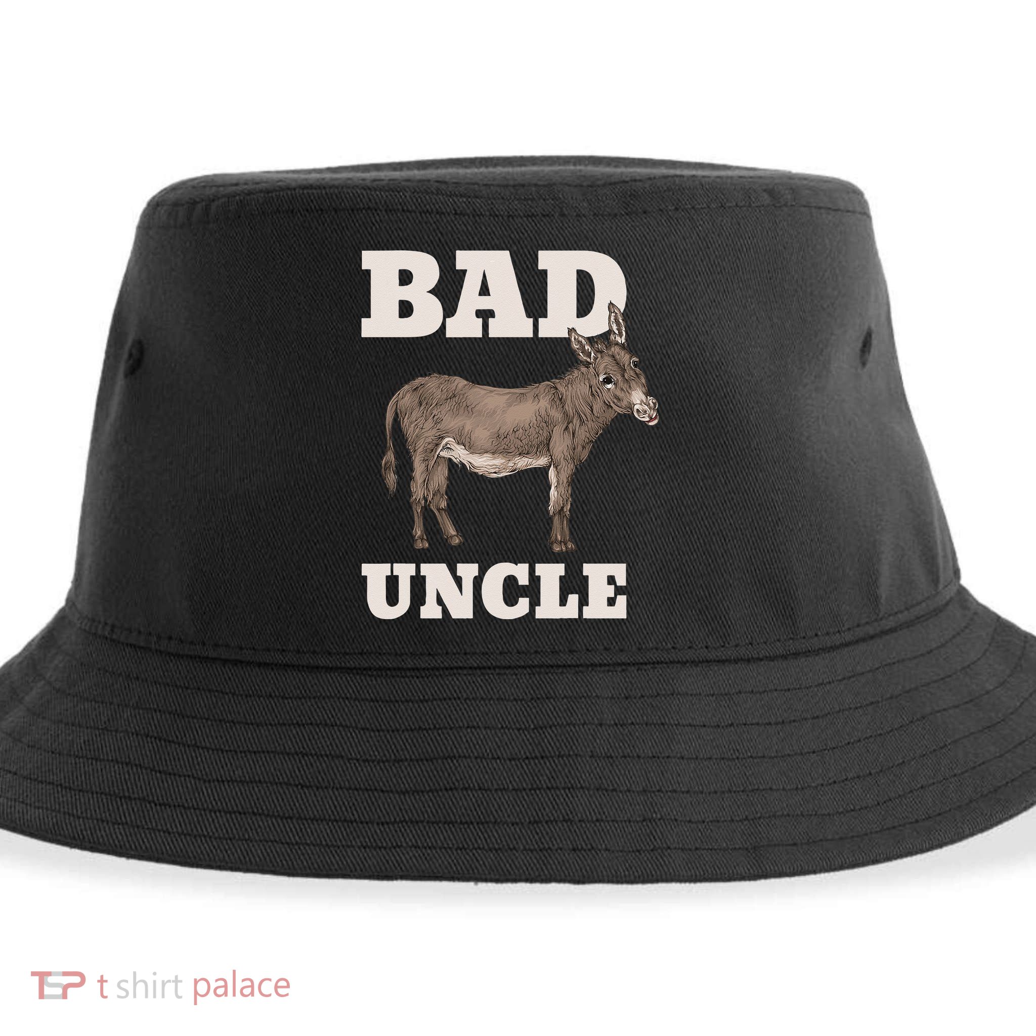 BADASS Uncle Funny Pun Cool Sustainable Bucket Hat