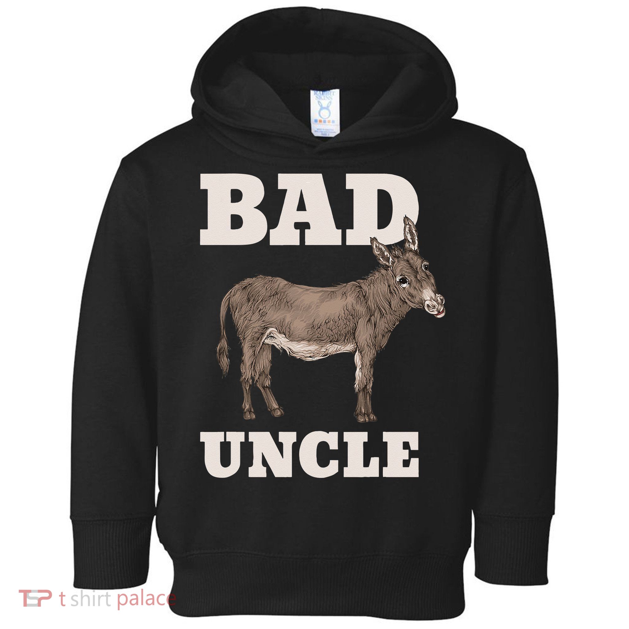 BADASS Uncle Funny Pun Cool Toddler Hoodie