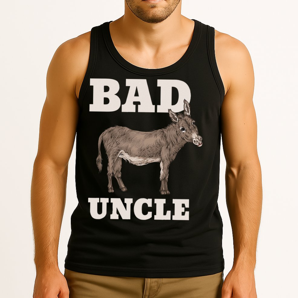 BADASS Uncle Funny Pun Cool Tank Top