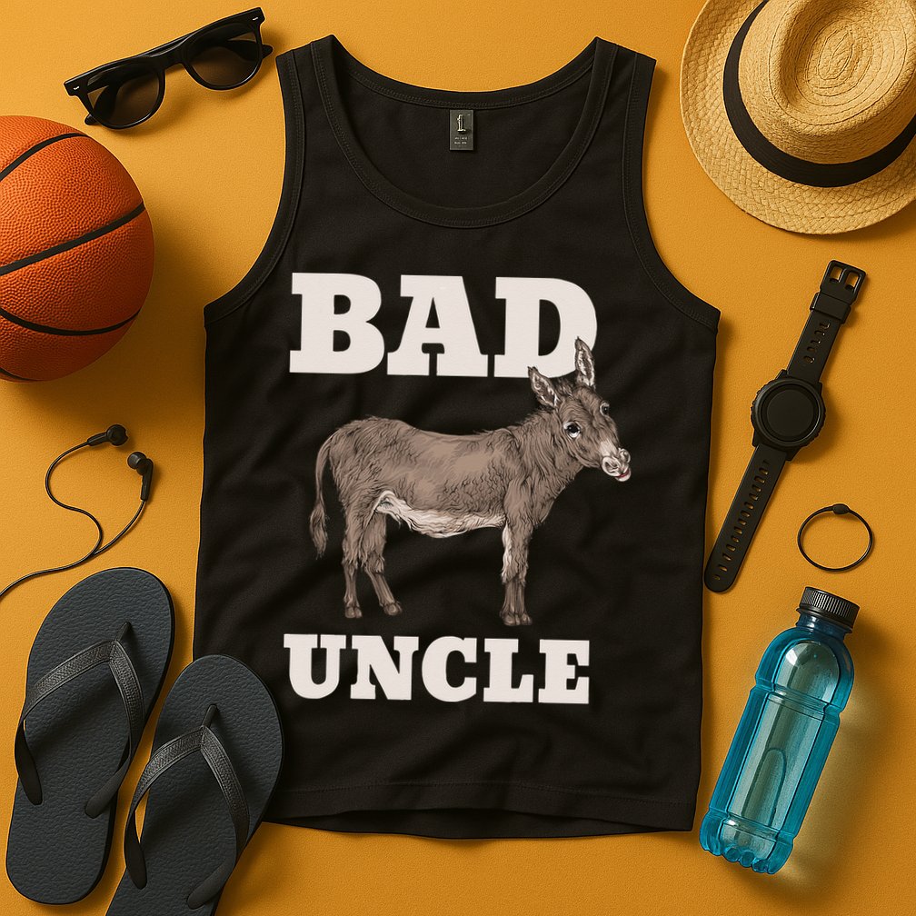 BADASS Uncle Funny Pun Cool Tank Top