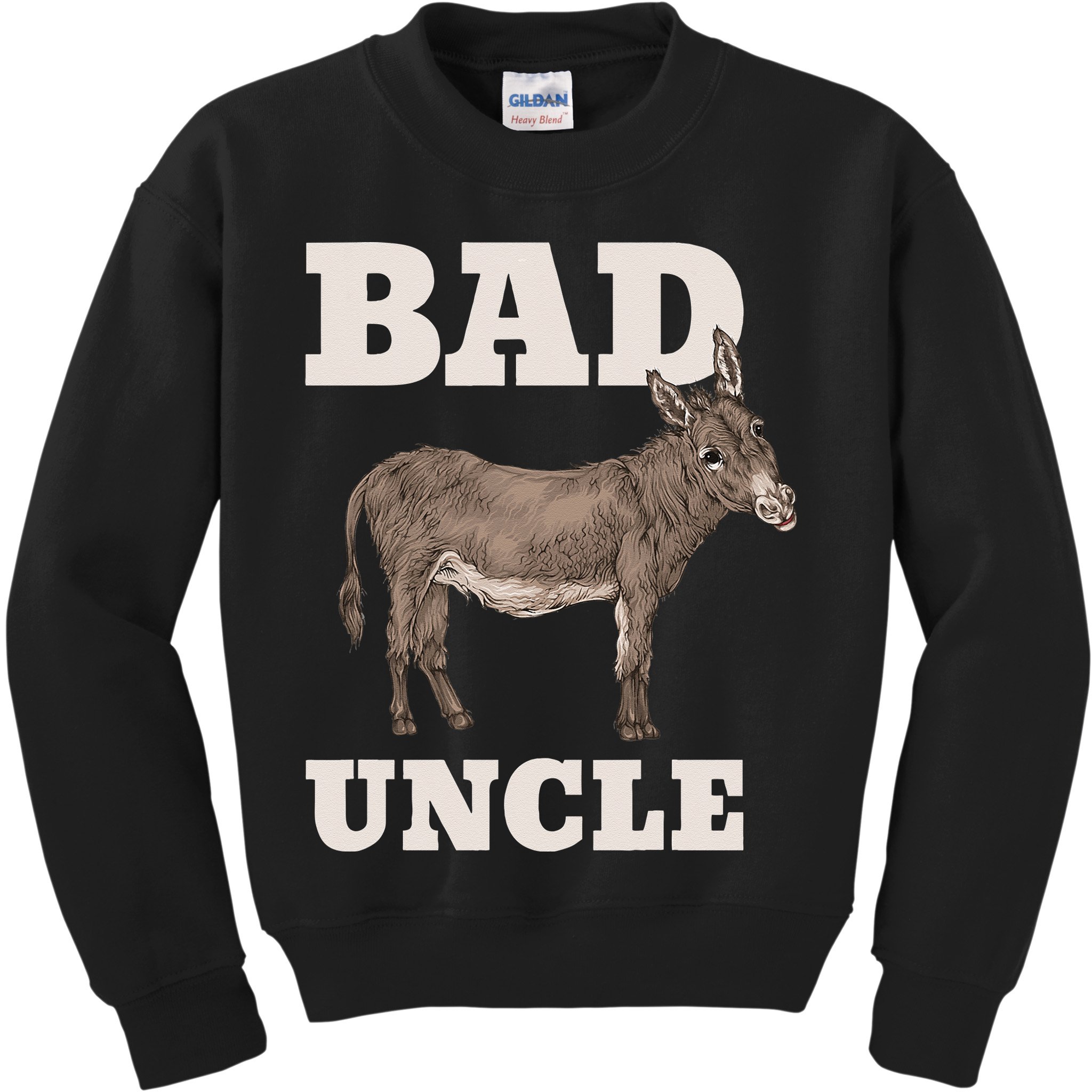 BADASS Uncle Funny Pun Cool Kids Sweatshirt
