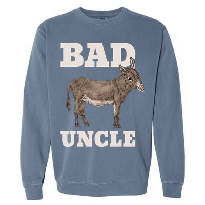 BADASS Uncle Funny Pun Cool Garment-Dyed Sweatshirt