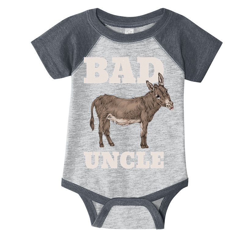 BADASS Uncle Funny Pun Cool Infant Baby Jersey Bodysuit