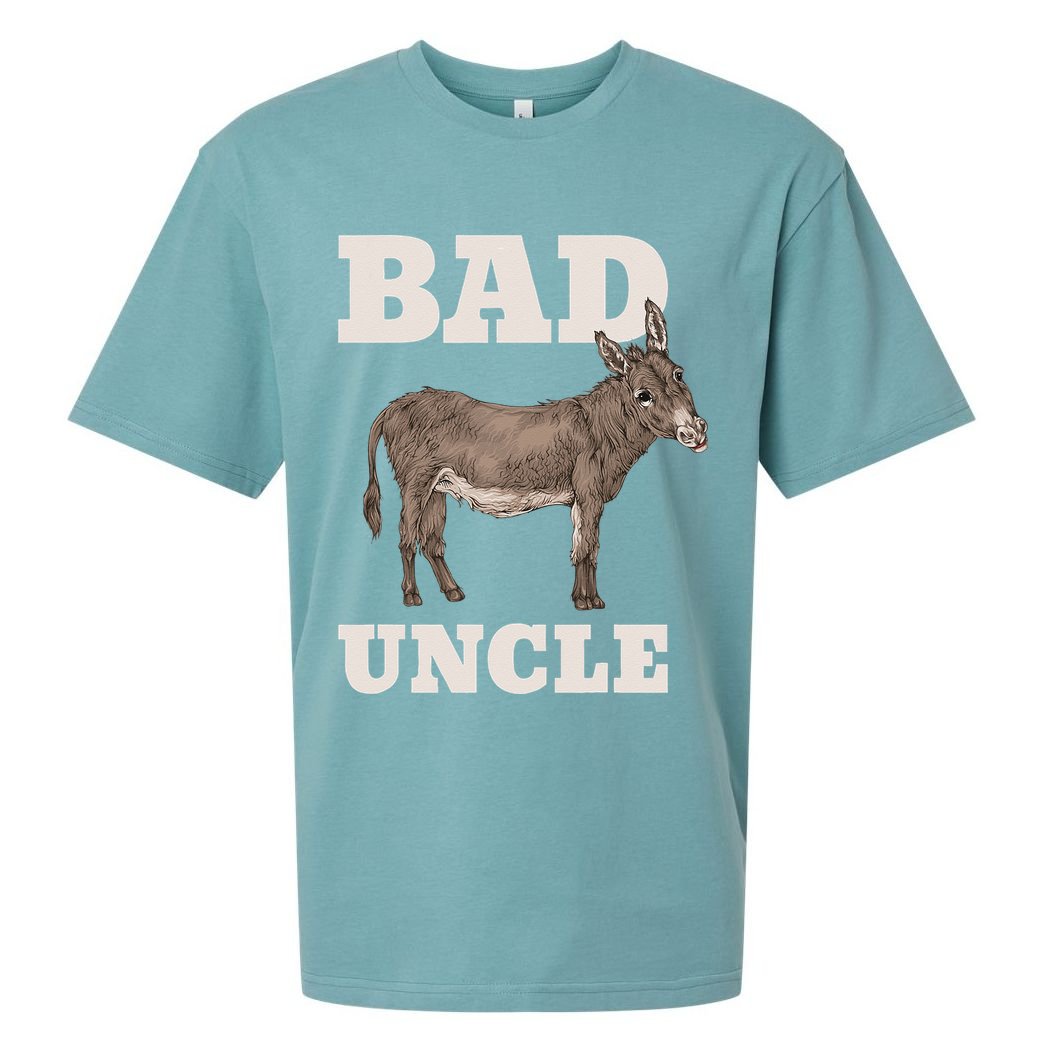 BADASS Uncle Funny Pun Cool Sueded Cloud Jersey T-Shirt