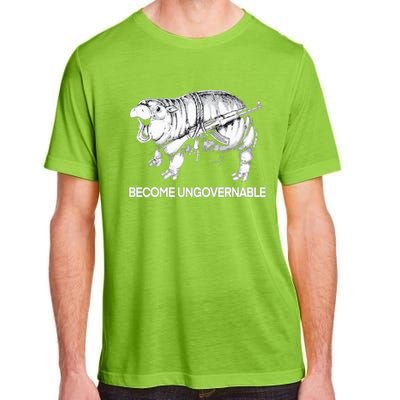 Become Ungovernable Funny Moodeng Adult ChromaSoft Performance T-Shirt