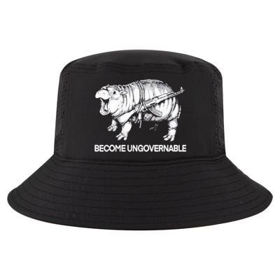 Become Ungovernable Funny Moodeng Cool Comfort Performance Bucket Hat