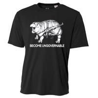 Become Ungovernable Funny Moodeng Cooling Performance Crew T-Shirt