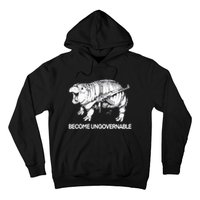 Become Ungovernable Funny Moodeng Hoodie