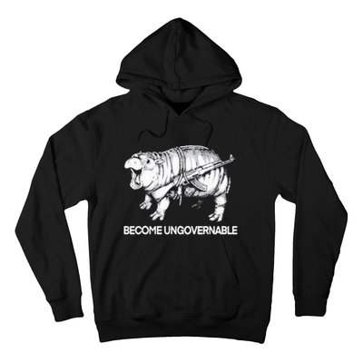 Become Ungovernable Funny Moodeng Hoodie