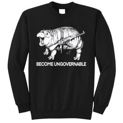 Become Ungovernable Funny Moodeng Sweatshirt