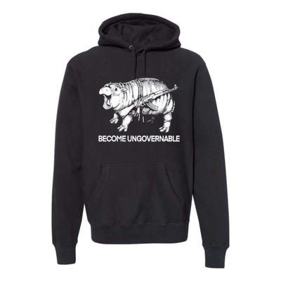 Become Ungovernable Funny Moodeng Premium Hoodie