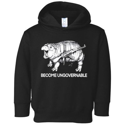 Become Ungovernable Funny Moodeng Toddler Hoodie