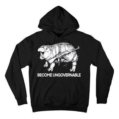 Become Ungovernable Funny Moodeng Tall Hoodie