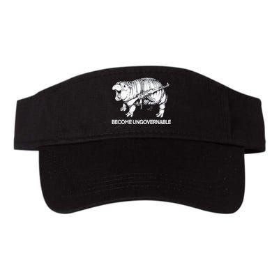 Become Ungovernable Funny Moodeng Valucap Bio-Washed Visor