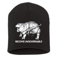 Become Ungovernable Funny Moodeng Short Acrylic Beanie