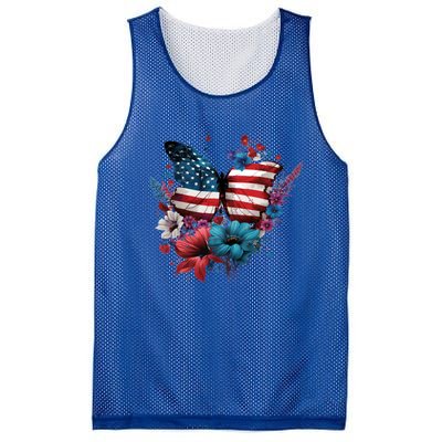 Butterfly Usa Flag Cute 4th July Butterfly Tee American Flag Cute Gift Mesh Reversible Basketball Jersey Tank