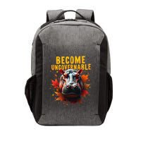 Become Ungovernable Funny Baby Hippo Moo Deng Funny Groovy Vector Backpack